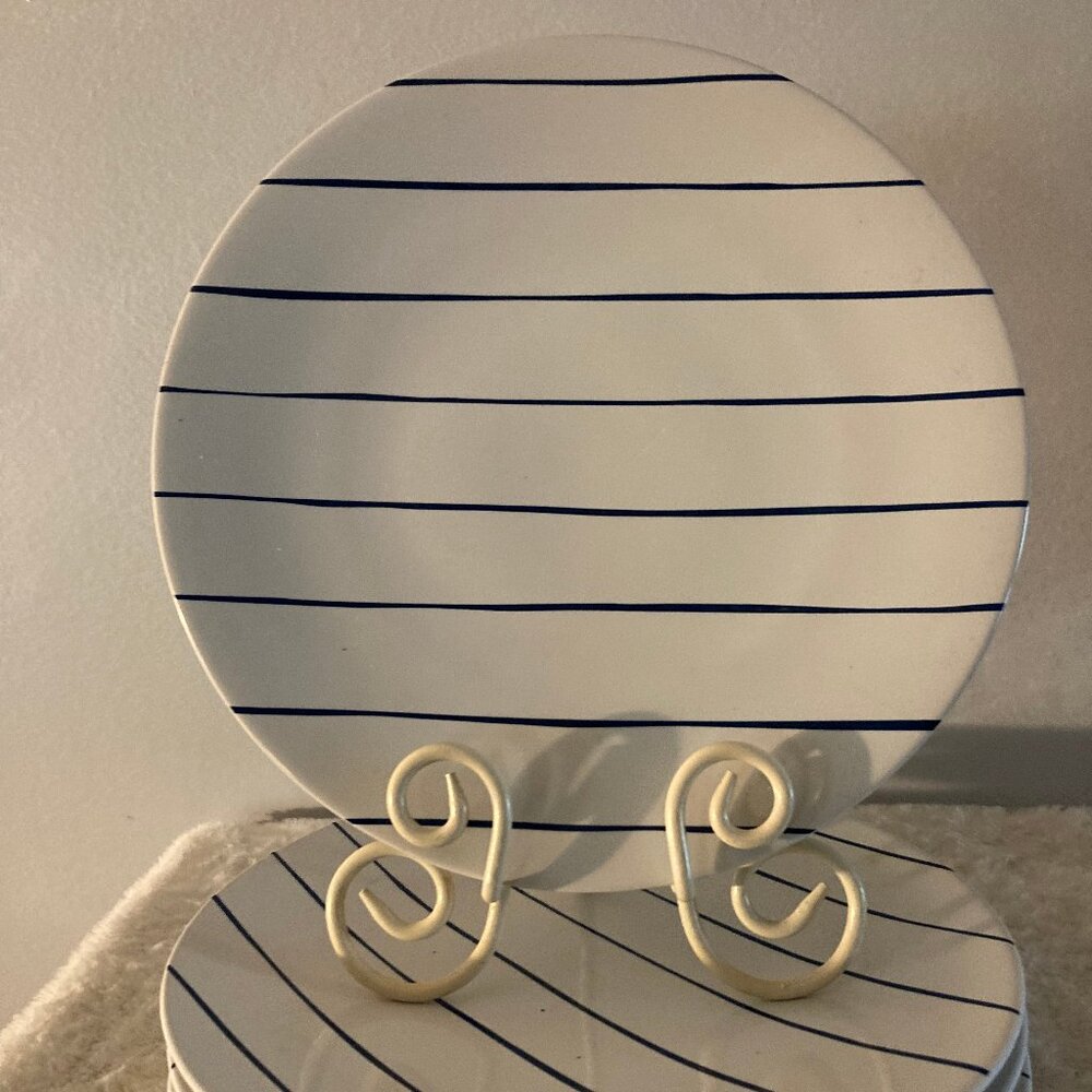 Epoch "Jetty" 10-7/8" Dinner Plates (4)